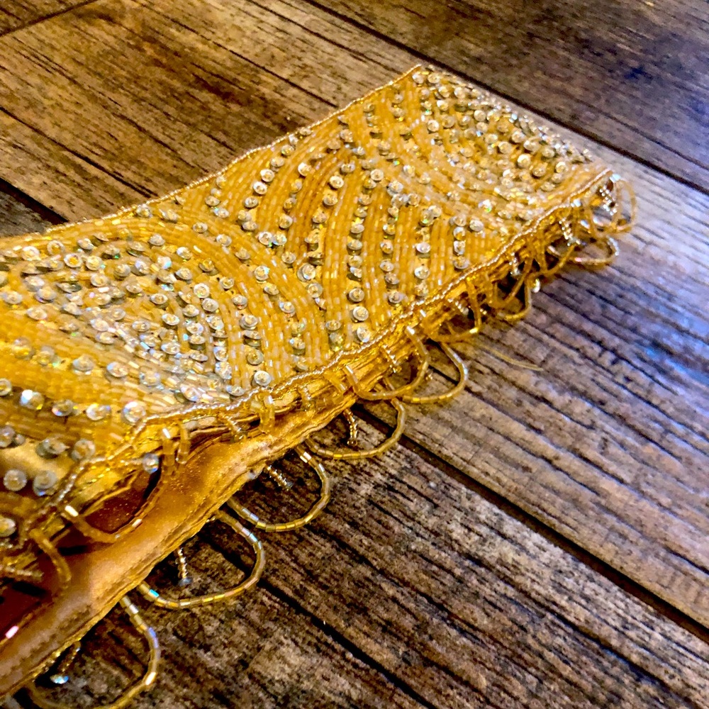 Beaded boho belt